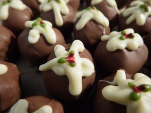 christmas pudding truffles